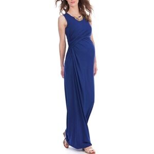 Seraphine Lexington Sleeveless Maxi Dress Ink Blue Size 8